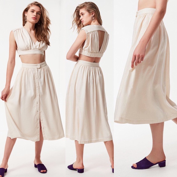 Urban Outfitters Dresses & Skirts - Urban Outfitter High Rise Button Arianna Skirt